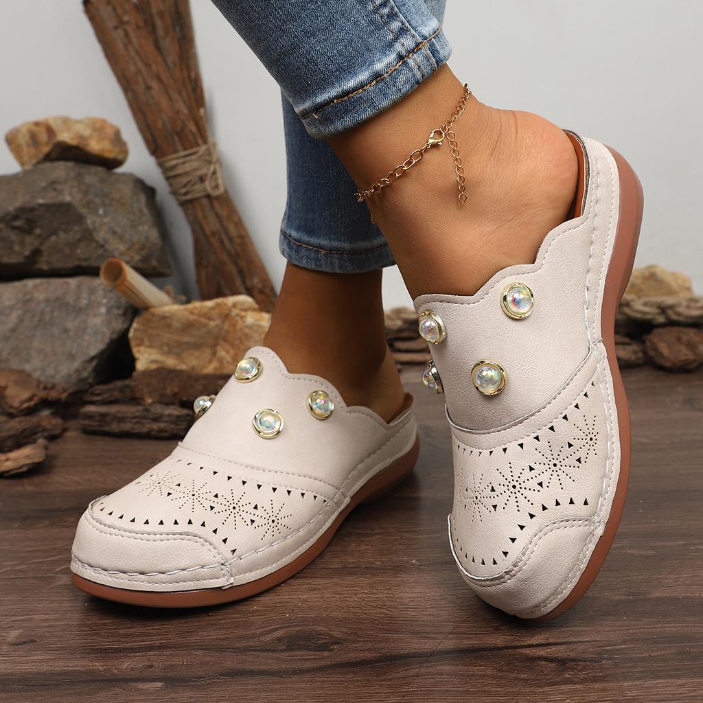 Damen Hausschuhe Sommer Neu Slipper Designer Schuhe Modische Outdoor Hausschuhe Bequeme Bankett Strand Sandalen Pantoletten Damen