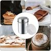 New Stainless Steel Sprinkle Powder Icing Sugar Cocoa Sugar Chocolate Flour Duster Shaker Tool Seasoning Bottle for Spices