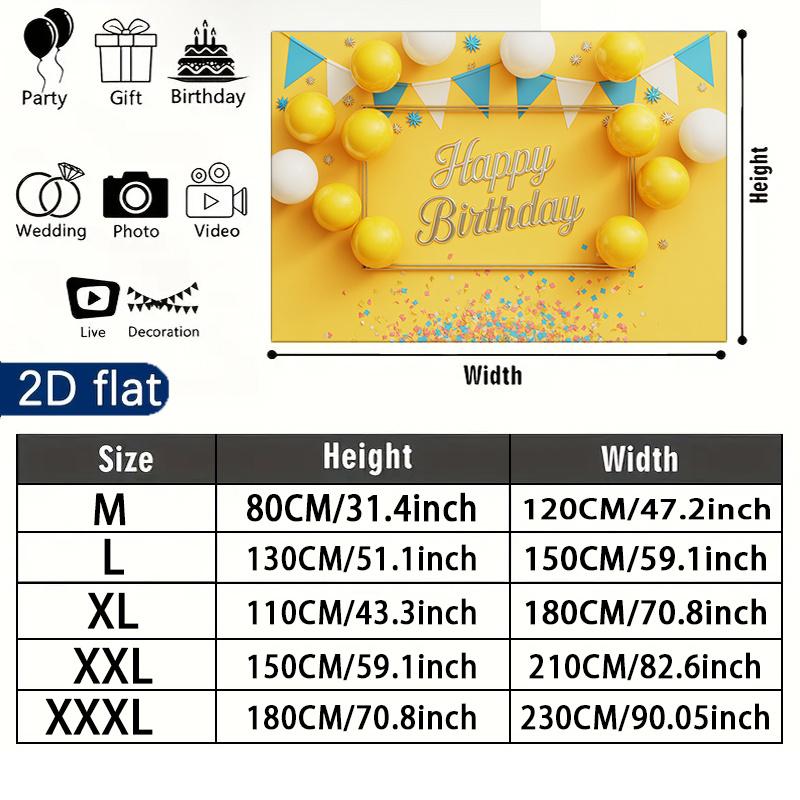 Party Backdrop Happy Birthday Birthday Photo Booth Background Front Door Decor