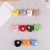 1/12 Doll Mini Knitted Shoulder Bag Pearl Chain Crossbody Bag Doll Dress Up Accessories For Dollhouse Decoration