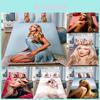 Set Biancheria da Letto Sabrina Carpenter con Tessuto in Flanella per Decorazione della Camera da Letto e Regalo
