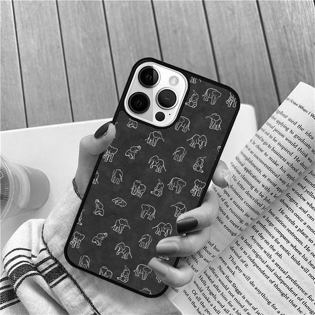 Indian Baby Elephants Coque Shell For iPhone 17 Air 15 16 14 13 12 Pro Max 11 Pro Max Plus Phone Case Cover
