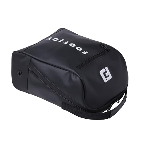 FootJoy Luxury Shoe Bag, Black, Unisex, W23 x D14.5 x H30 cm (FA25SCSC, FA25SCSC-0)