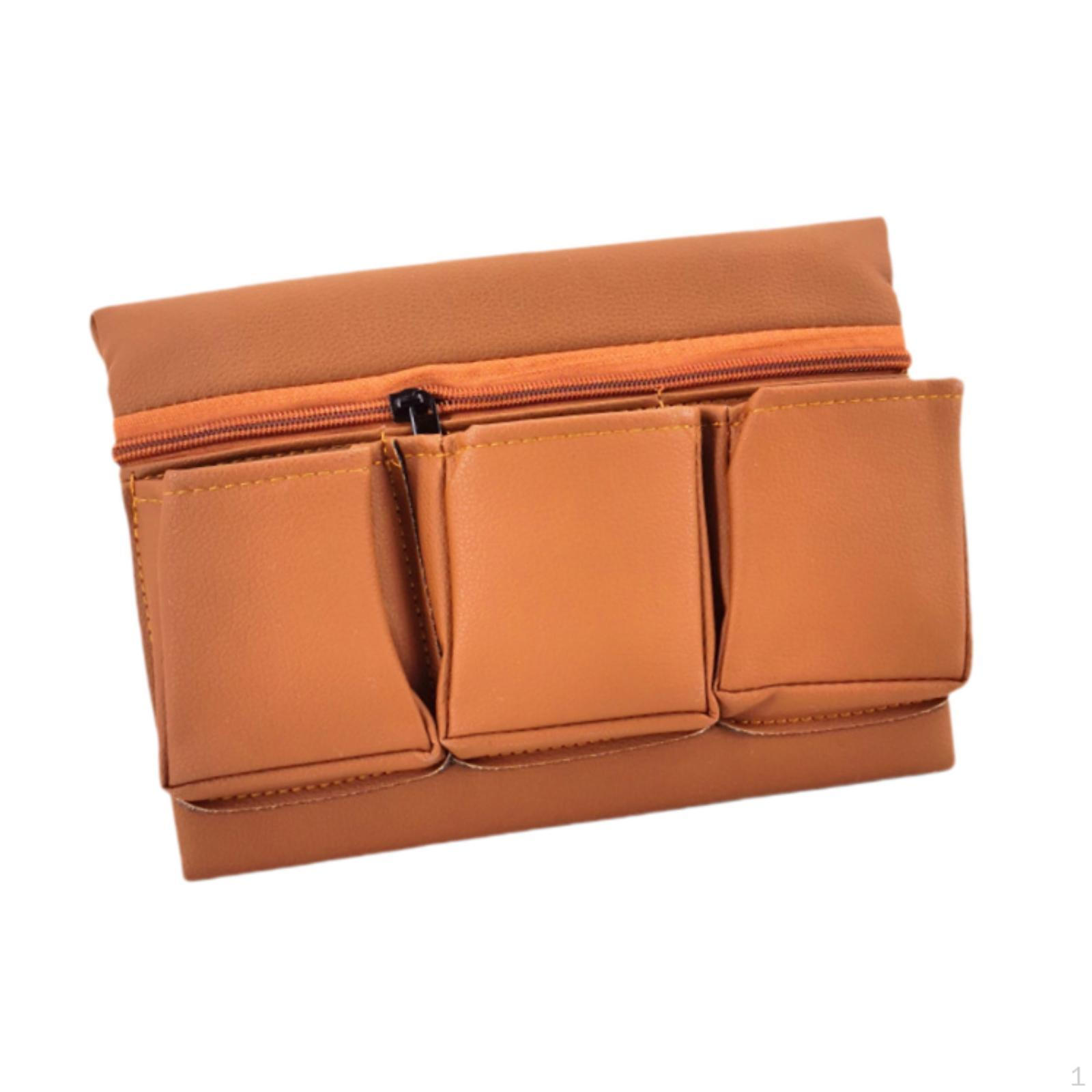 

Automobile Window Storage Organizer for Phones And Cards коричневый