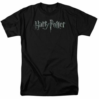 26 Harry Potter Logo T Shirt Mens Licensed Wizard Movie Tee Griffindor Black Unisex T-Shirt