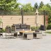 VidaXL Outdoor Sofa Set Light Grey and Dark Grey 4104705