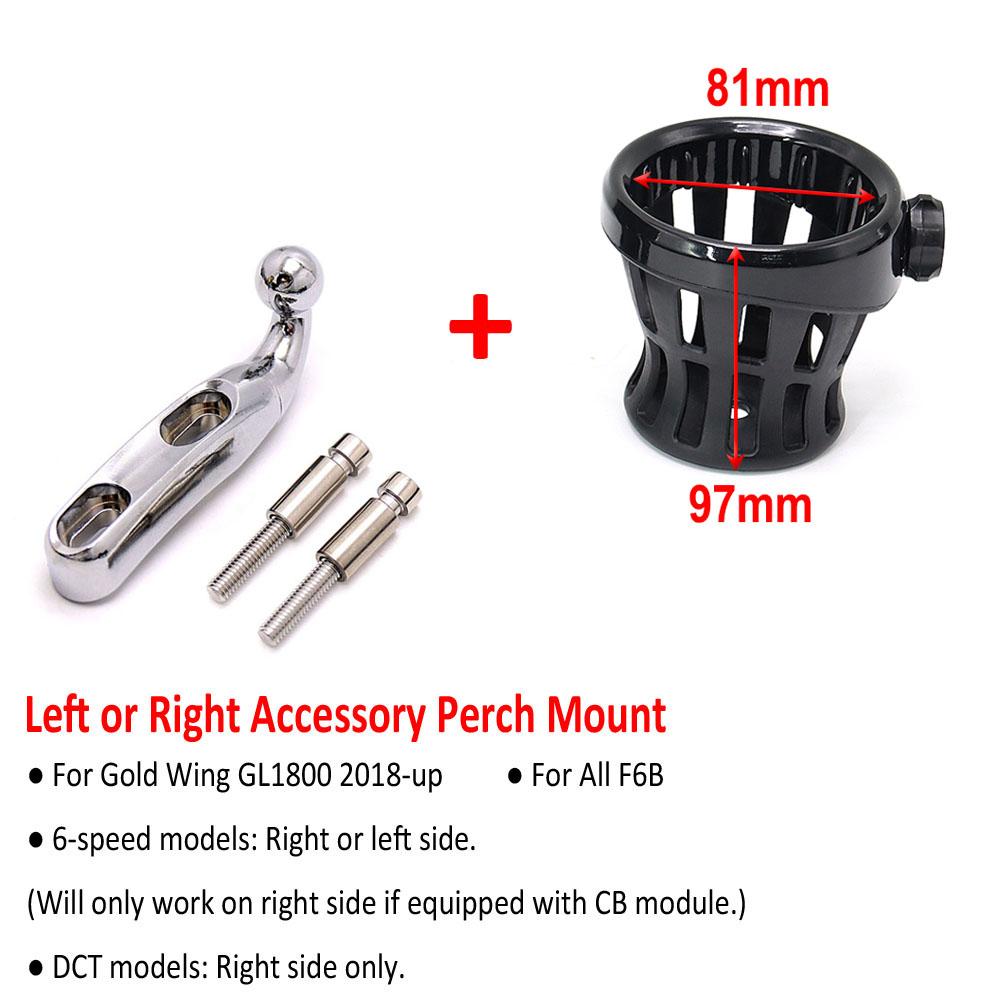 Gold Wing Motorrad Beifahrer Wasserflasche Trinkbecher Netzkorb Halterung Für Honda Goldwing GL 1800 GL1800 F6B