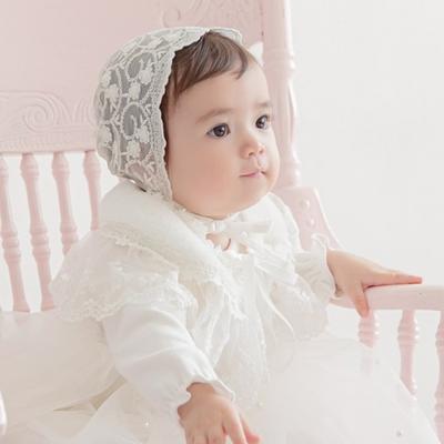 Little Tiny Toddler Joan Lace Bonnet Hat, Korean Baby Products