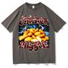 Funny Chicken Nuggets Meme Graphic Tshirt Unisexs Women Vintage Style Oversized T Shirt 100 Cotton Teenagers Pop Comfort Tshirts