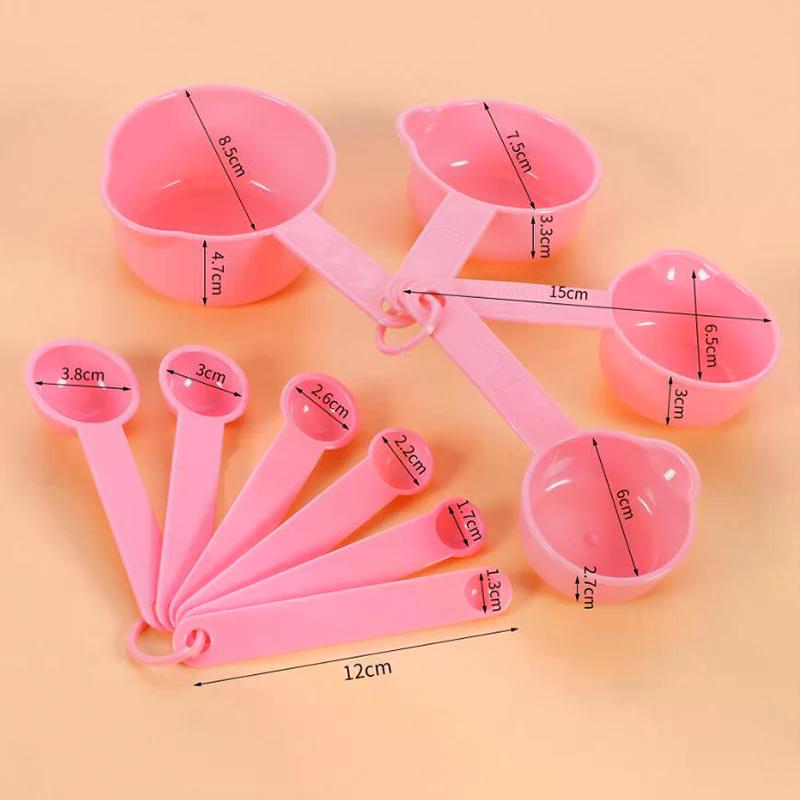 10 pz Strumenti di Misura Cucchiaio Misurino da Cucina Cucchiaino Paletta per Zucchero Torta Cottura Misurino per Farina Cucchiaio Misurino da Cucina