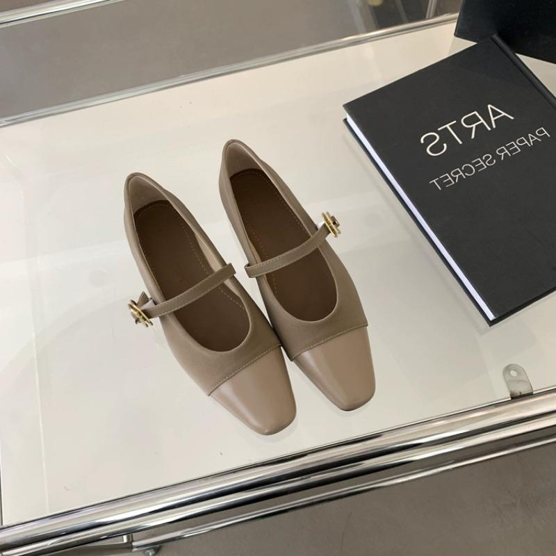 

Модная женская обувь на плоской подошве Модные и универсальные туфли Мэри Джейн с квадратным носком во французском стиле Женская новая популярная летняя обувь-бини на мягкой подошве 40