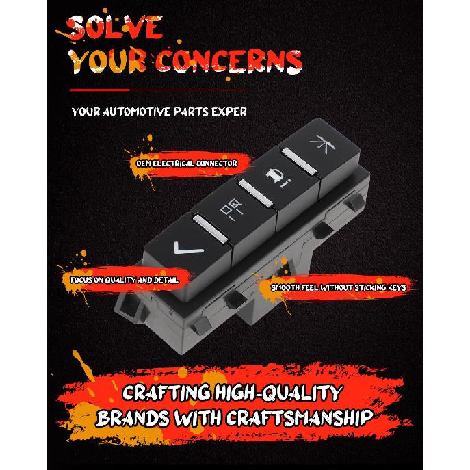 cciyu Car Driver Information Center Switch Fits for Chevrolet Tahoe 2007-2013, 2007-2014 Silverado Suburban Avalanche Express Savana Sierra Yukon XL