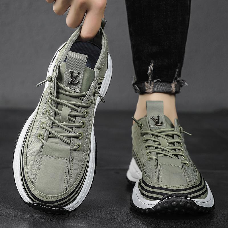 New Men's Comfortable Outdoor Sports Shoes Summer Mesh Shoes Mesh Shoes Breathable Ice Silk Cloth Men's Shoes Sneakers