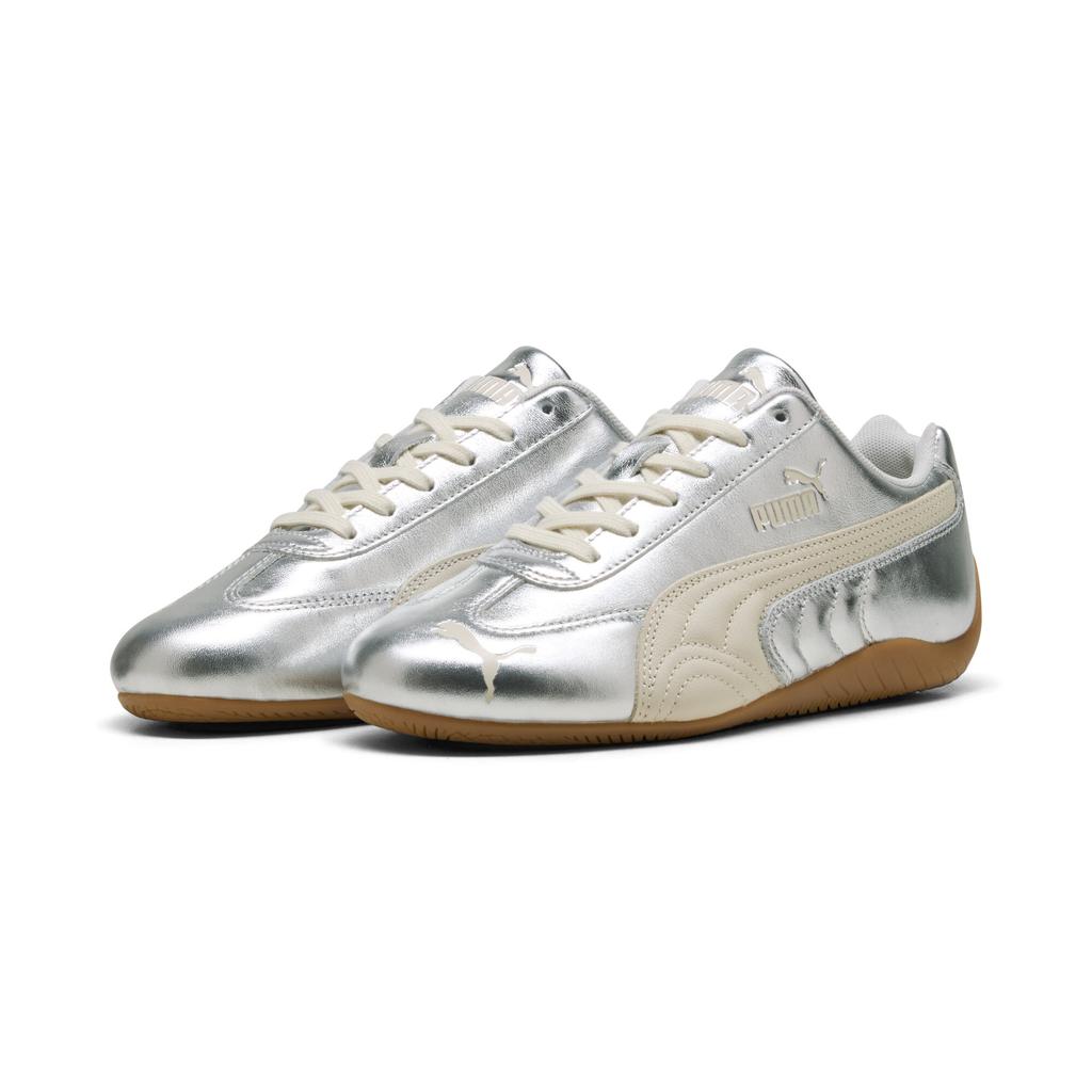 Puma Speedcat Silber Alpine Schnee Damen Sneaker Gummi 406881-02
