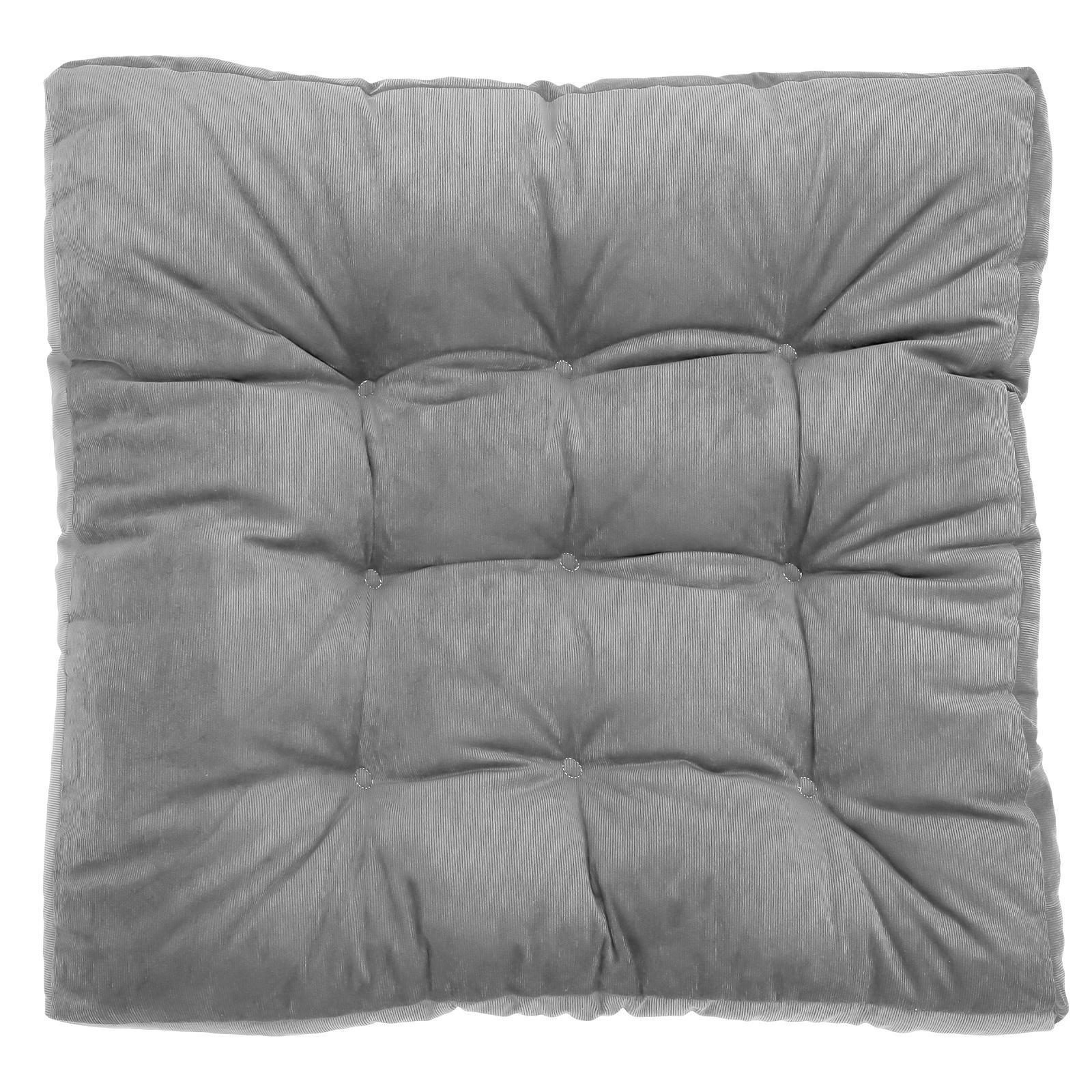 Мягкая большая напольная подушка для квадратного стула для взрослых детей домашнего офиса декоративная подушка для дивана подушка для медитации сидение серый 11487₽