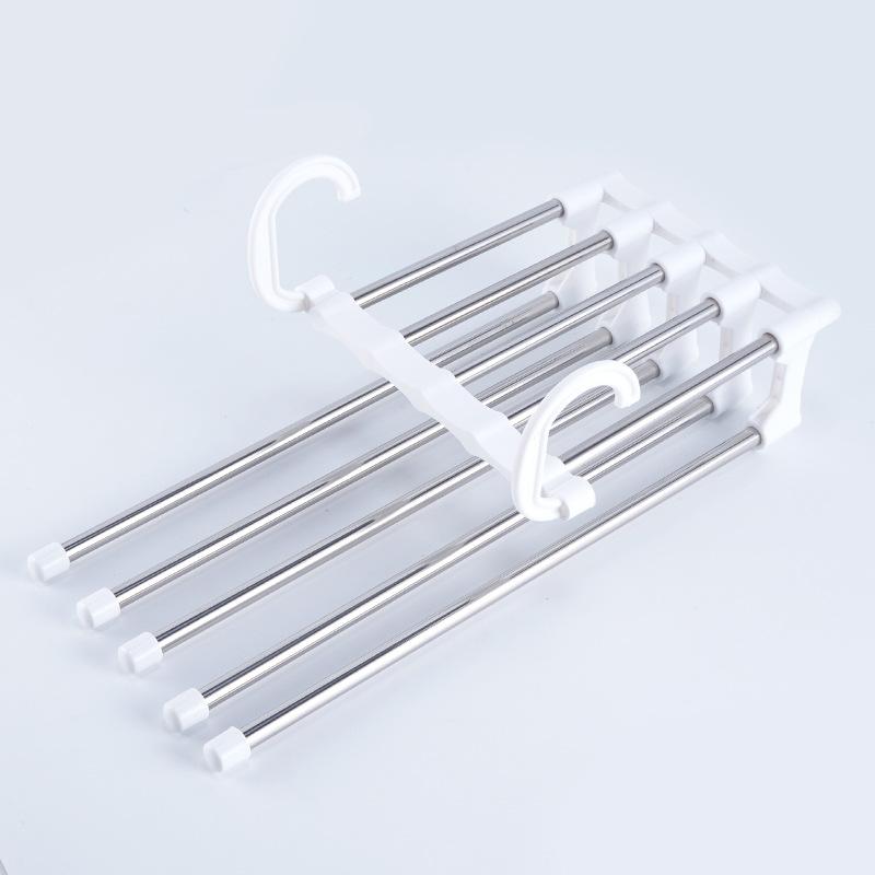 Folding Pants Storage Multifunctional Hanger for Pant Rack Hanger Clothes Organizer Hangers Save Wardrobe Space Bedroom Closets