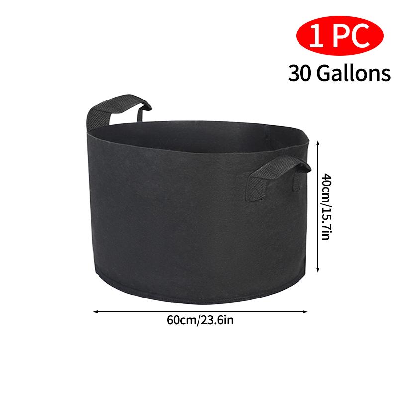

2-50 Gallons Plant Grow Bags Felt Potato Strawberry Planting Bag Garden Vegetable Seedling Bag Nursery Pot Gardening Accessories as show