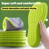 1 Pair Ultra-Comfortable Cushioning Insoles with Arch Support, Soft, Breathable, Deodorant and Shock-Absorbing Insoles