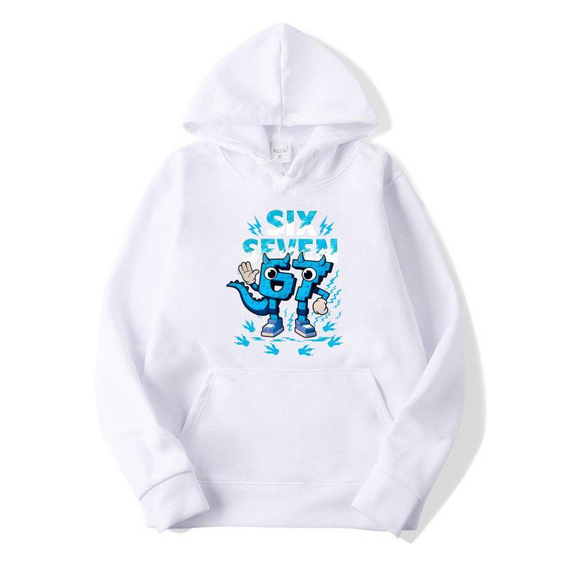 2025 Kids' Hooded Sweatshirt - New European & American Style, No. 67 Pattern, Autumn/Winter Fleece