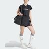adidas Tiro Šortky s patentkami s monochromatickým logem a elastickým pasem Dámské šortky Černé IB4757
