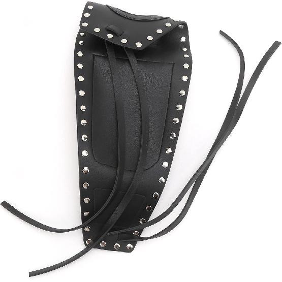 Fuel Tank Bag Black Motorcycle Artificial Leather Gas Tank Cover, Fuel Tank Pad for XLX1000, XL1200X, XLH883