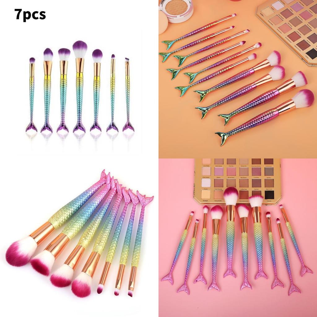 Makeup Brush Set With Nylon Bristles For Eyeshadow And Powder Application Perfect For Beauty Enthusiasts