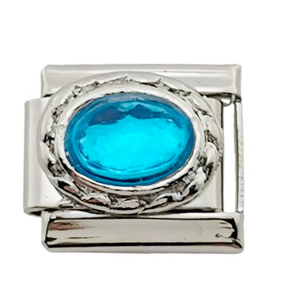 Enamel DIY Inlaid Titanium Steel Italian Charm Bracelet