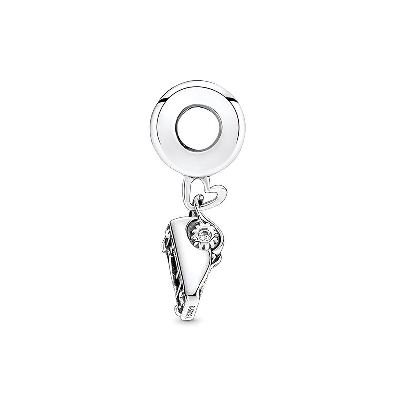 Pandora Love typewriter pendant pink 790069C01