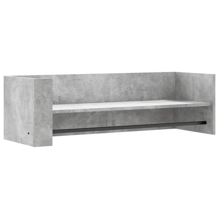 VidaXL Wall Shelf Concrete Grey 100x35x30.5 Cm Engineered Wood, Cube Wall Shelf, Cube Organizer, Shelf 848461