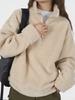 Louvre Autumn/Winter Women's Soft Lamb Wool Turtleneck Sweater - Loose, Cozy, and Skin-Friendly