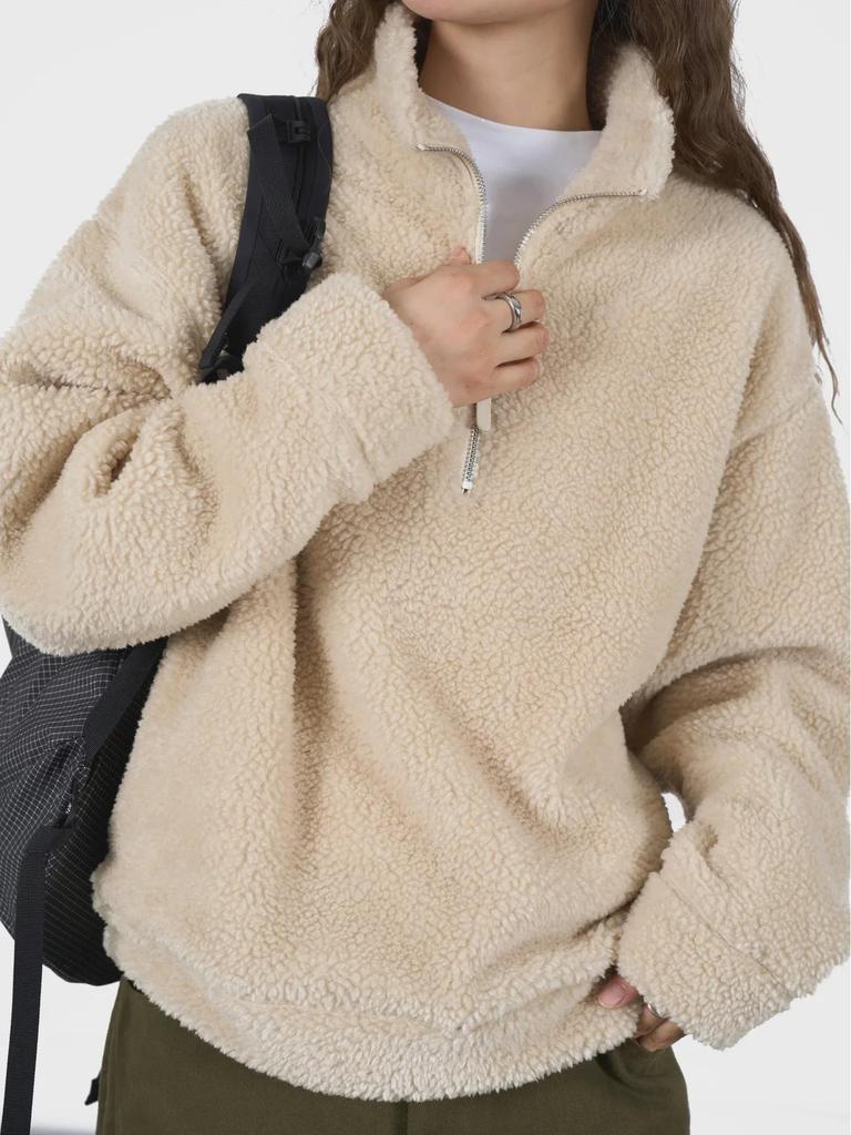 Louvre Autumn/Winter Women's Soft Lamb Wool Turtleneck Sweater - Loose, Cozy, and Skin-Friendly