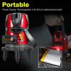 8 Line Professional Automatic Self Leveling Rotary Laser Level Beam Meter Portable Measure Kit
