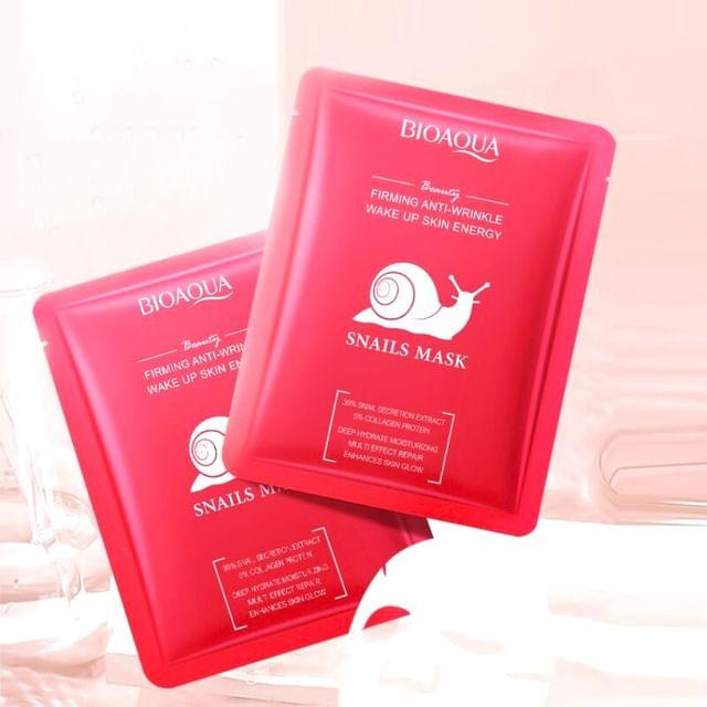 BIOAQUA - Firming Anti-wrinkle Snails Mask #Mask - 1 pcs