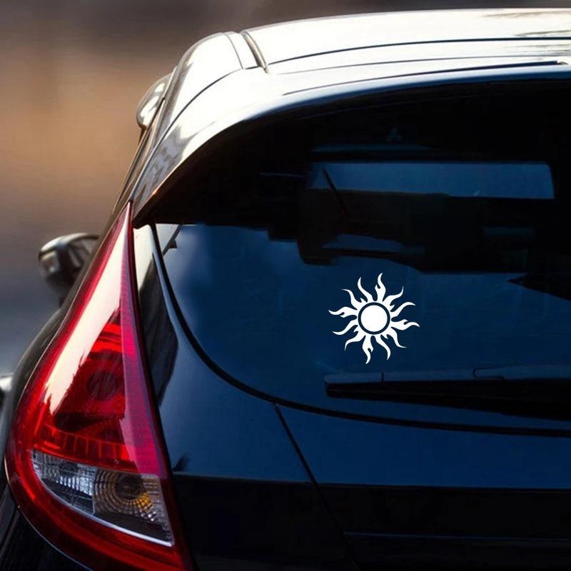 Creative TRIBAL SUN Car Stickers Cover Scratches Window Vinyl  Decal for Motorcycle Laptop Phone Helmet Decoration