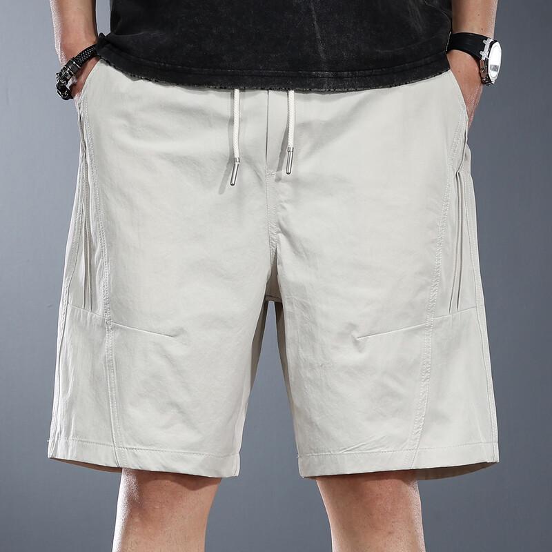 Men s Casual Loose Fit Straight Leg Shorts 2XL