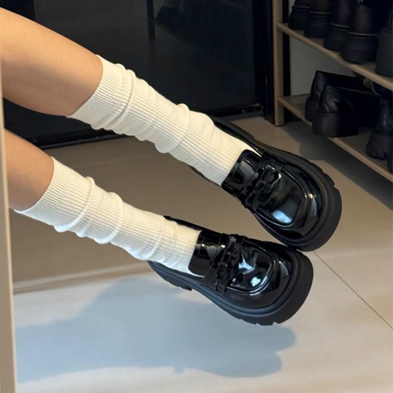 Women Loafers 2024 Spring New Tassel British Style Leather Shoes 35-43 Large-Sized Female Retro Home Office Low Heel Shoes