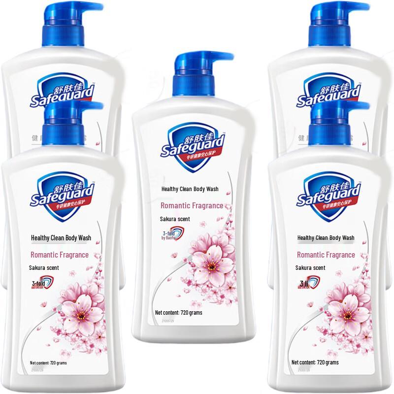 Safeguard Healthy Purifying Cherry Blossom Shower Gel