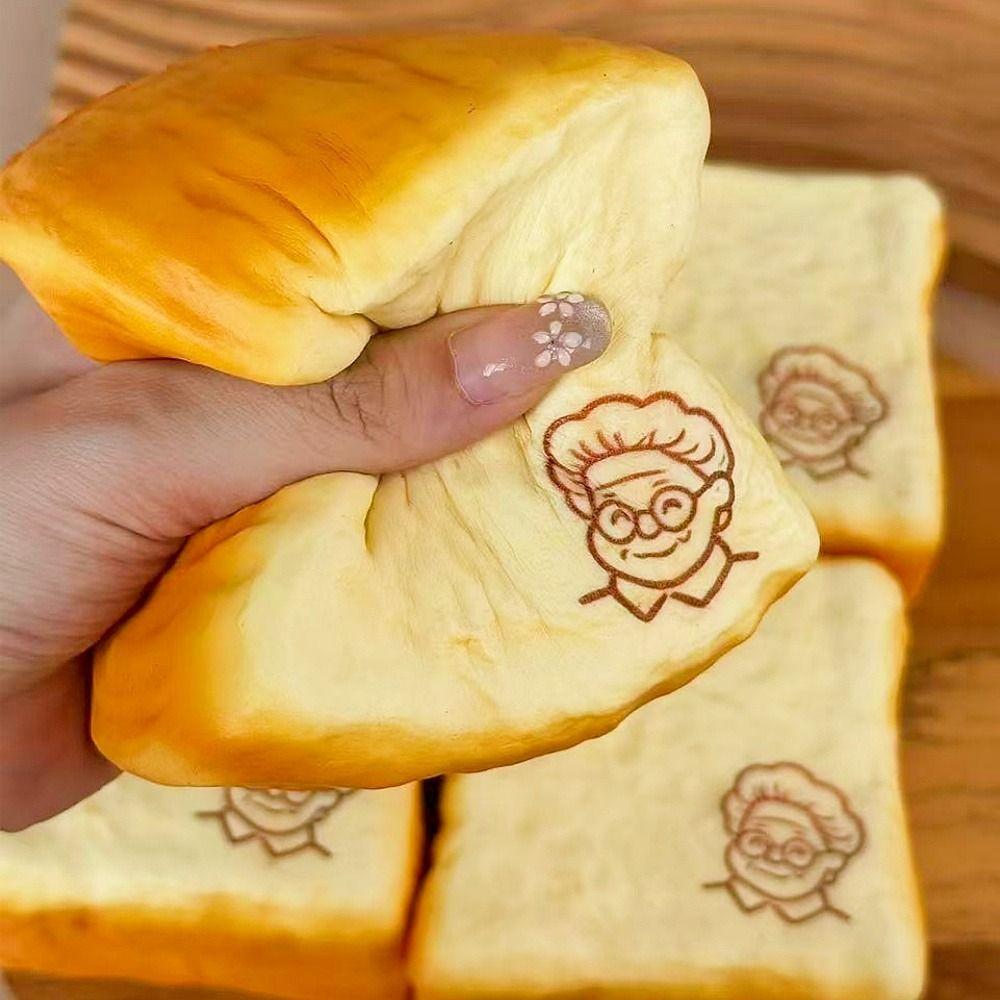 Moist Thick Grandma Toast Squishy Toy Slow Rising Sensory Fidget Toy  Adults