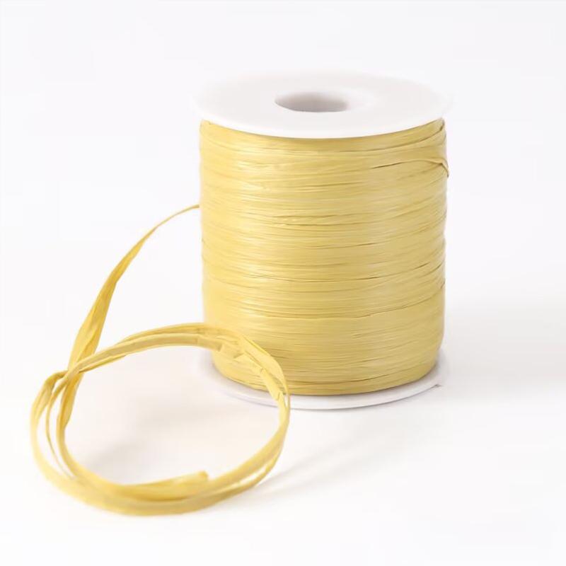 120m/roll Polyester Fiber Thread For Knitting Crocheting Multicolor Grass Thread Sunhat Beach Bag 50g