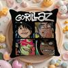 G-Gorillazs Hip Hop Anime Cushion Cover Natural Linen Organic Fabric Double-Sided Printing Sofa Home Decor Gift Pillow Cover