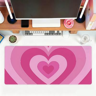 Coffee Love Cute Girl Mouse Pad For Office Gaming And Keyboards Non-Slip Large Waterproof