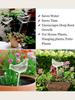 Automatic drip irrigation system bird shaped transparent plastic indoor household garden flowerpot watering device (random)
