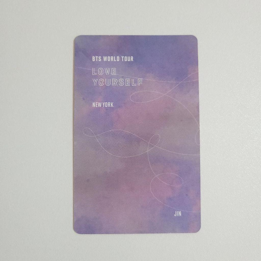 [USED] BTS Jin Trading Card LYS NY DVD New York