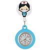 Retractable Clip Hang Clock Silicone Pocket Watches Wholesale FOB Pocket Watches  Unisex