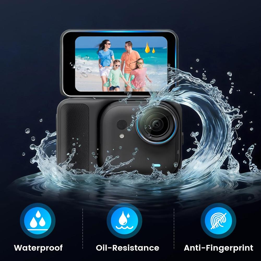 3/10-Pack Tempered Glass Screen Protector for Insta360 GO Ultra Action Camera Lens Cover PET Film Set Full Coverage Anti Scratch