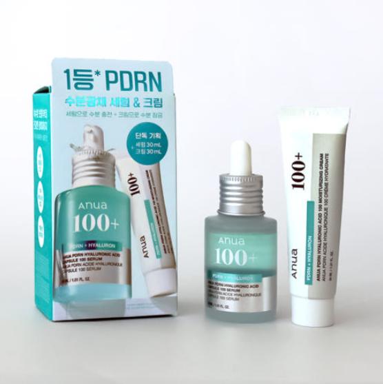 

Набор сыворотки и крема Anua PDRN Hyaluronic Capsule 100 – Сыворотка 30 мл + Крем 30 мл / K-Beauty КОРЕЙСКАЯ КОСМЕТИКА