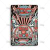 MISES Lon Klassischer Film Metallposter Killer Leon Kneipe Metallblechschild Wandplatte Haus Garten Metallschild Wand Industrielle Dekoration