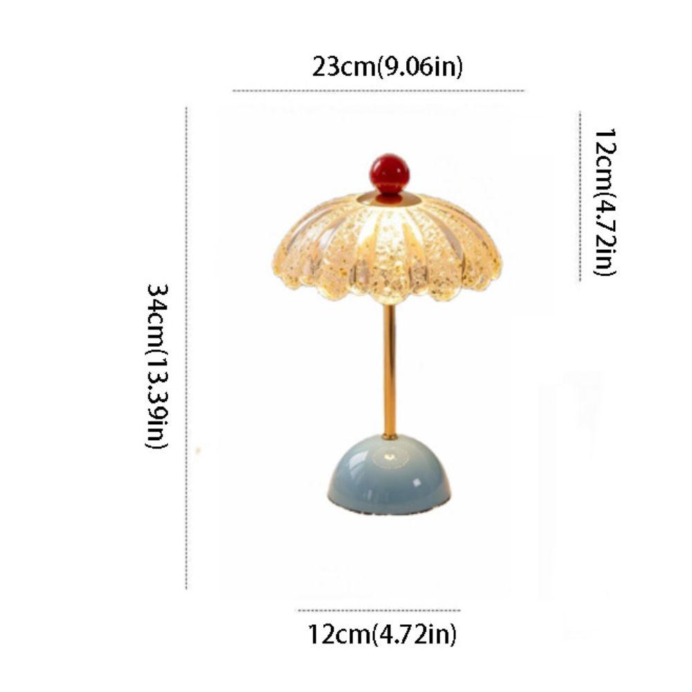Cream Style Desk Lamp Charging Ambient Night Light Atmosphere Bedside Lamp  Bedroom