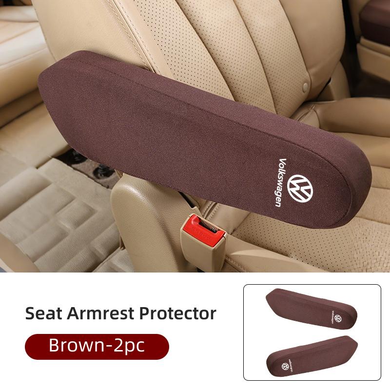 Car Seat Armrest Cover Soft Comfortable Elastic Cloth For Volkswagen VW Golf Polo Tiguan T5 Passat B6 Jetta Scirocco Sagitar Zr0