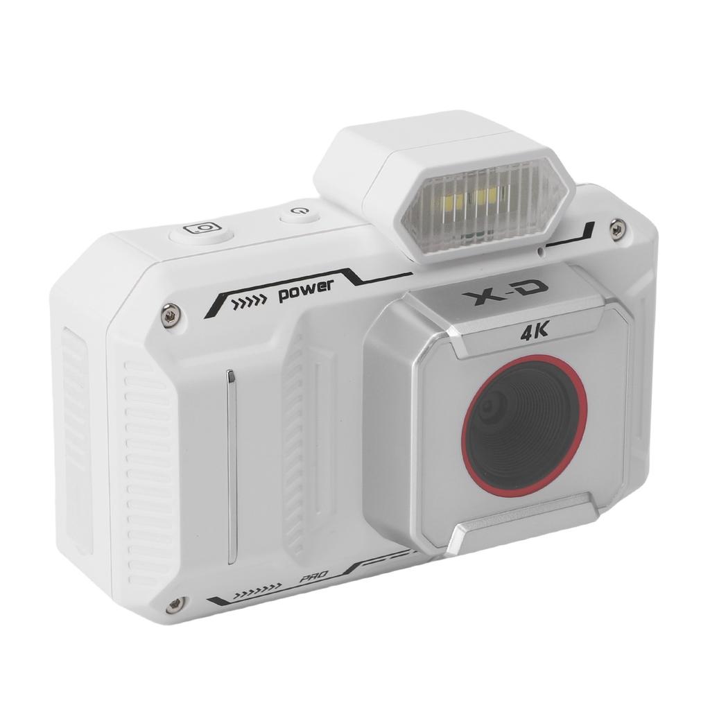 4K Digital Camera Auto   65MP Vlog Camera with 18x Digital Zoom LED Flash 2.88 Inch HD Screen for Photography Travel